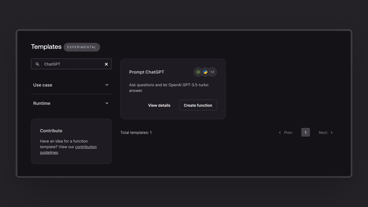 Function template